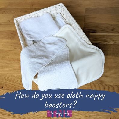 How do you use cloth nappy boosters